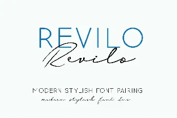 Revilo San Typeface Free font