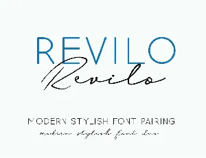 Revilo San Typeface Free font