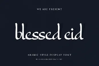 Blessed Eid Demo font