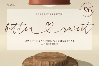 bitter sweet font