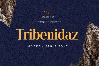 Tribenidaz font