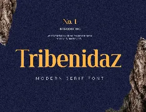 Tribenidaz font