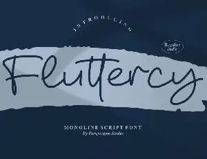 Fluttercy font