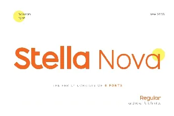 Stella Nova font