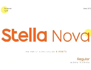 Stella Nova font