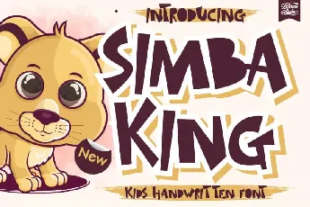 Simba King Display font