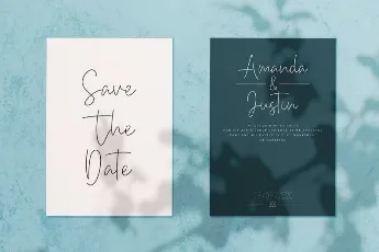 Bethan White Monoline Script font