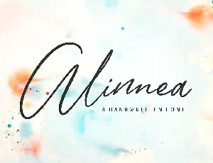 Alinnea Signature font