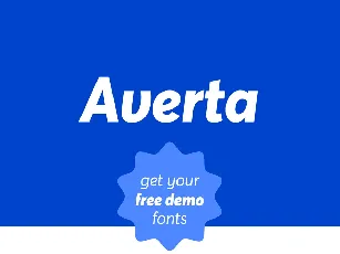 Averta font