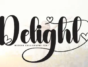 Delight Handwritten Typeface font