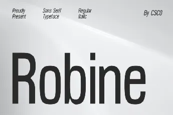 Robine font