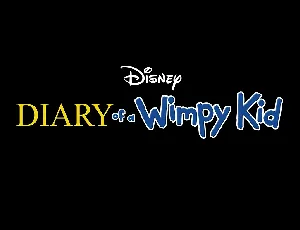 Diary Of a Wimpy Kid font