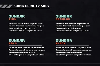 Sungar Personal use font