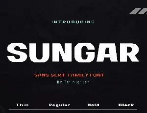 Sungar Personal use font