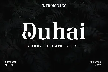 Duhai font