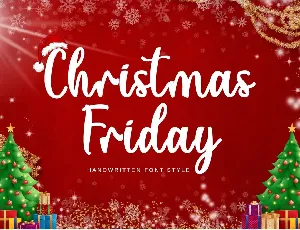 Christmas Friday font