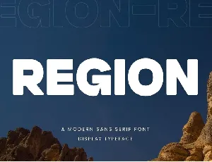 Region font