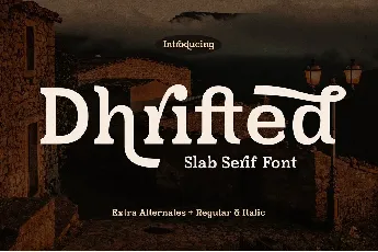 Dhrifted font