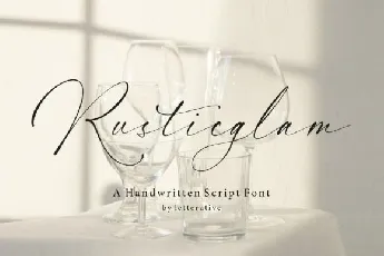 Rusticglam font