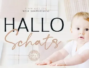 Hallo Schatz Duo font