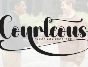 Courteous Script font