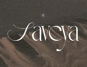 Saveya font