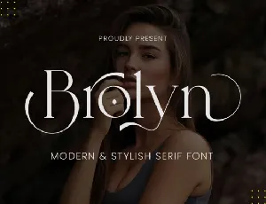 Brolyn font