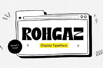 Rohgaz font