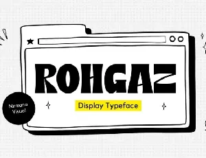 Rohgaz font