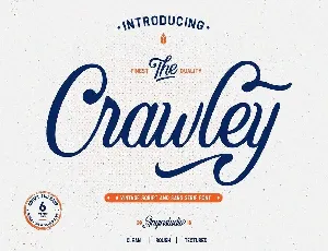 The Crawley Script Free font