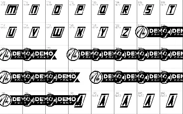 Elektroblooming Demo font