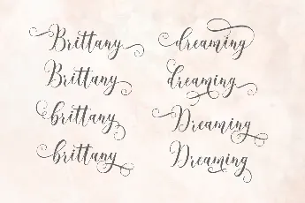 Romantic font