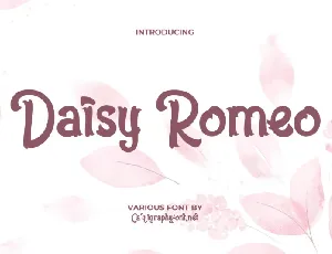 Daisy Romeo font