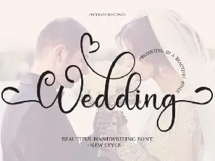 Wedding Handwritten Typeface font