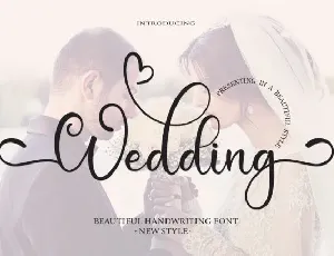 Wedding Handwritten Typeface font