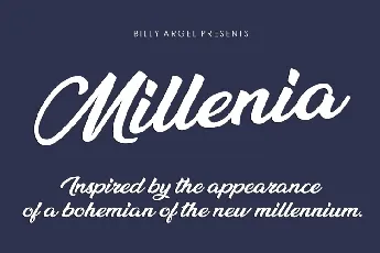 Millenia font