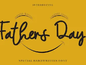 Fathers Day font