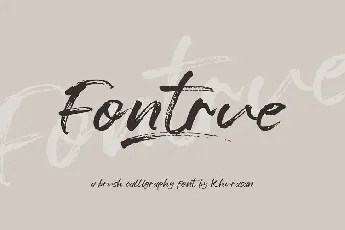 Fontrue font