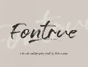 Fontrue font