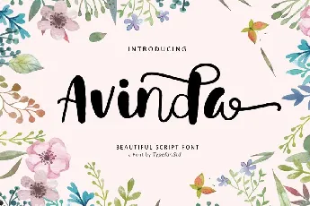 Avinda Script font