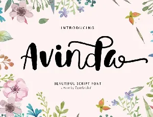 Avinda Script font