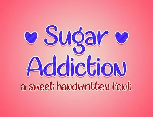 Sugar Addiction font