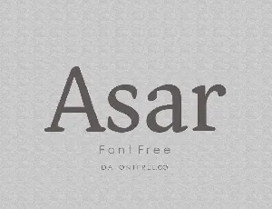 Asar font