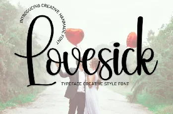 Lovesick Script font