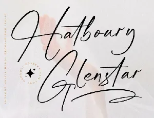 Hatboury Glenstar font