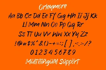 Orleymore font