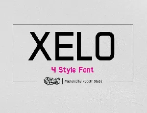 Xelo Sans Serif font