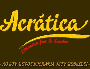 AcrÃ·tica Free font