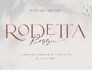 Rodetta font