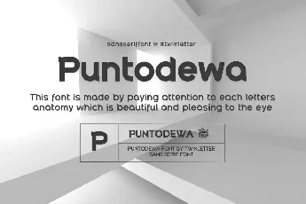 Puntodewa font